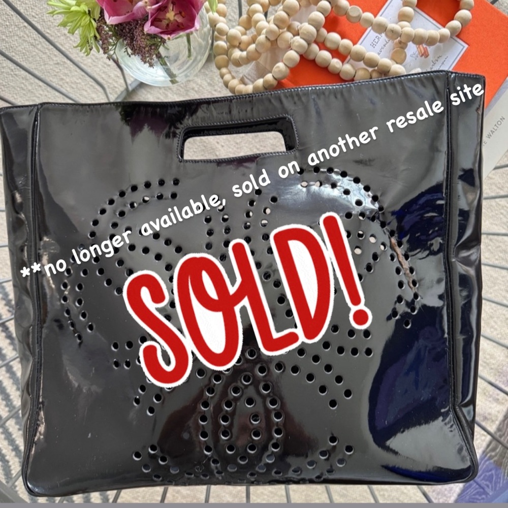 CHANEL Triple CC Cocomark Punching Tote w/Pouch & Booklet. By Karl Lagerfield.